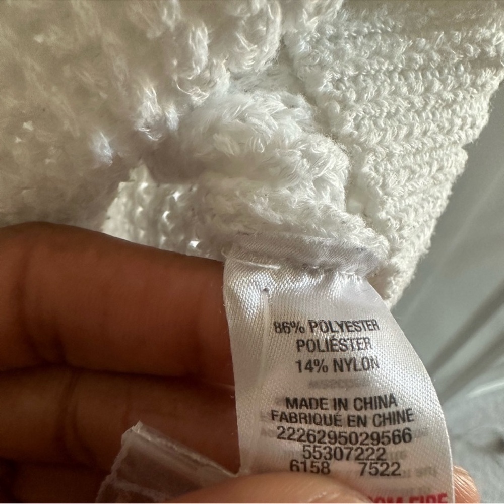 White Crystal Embroidered Cardigan - Picture 13 of 13